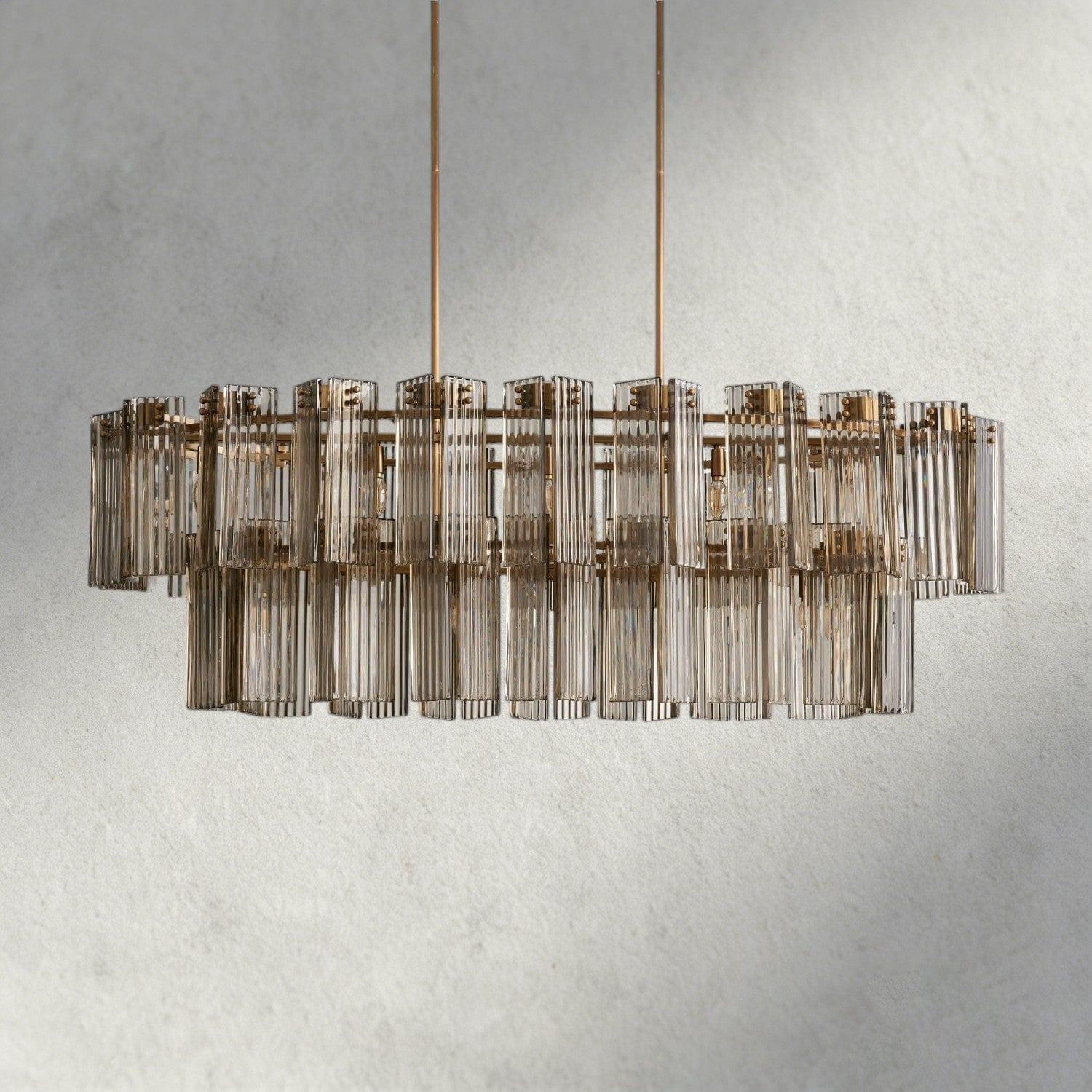 Delsie Oval Chandelier 51", 63", 72"