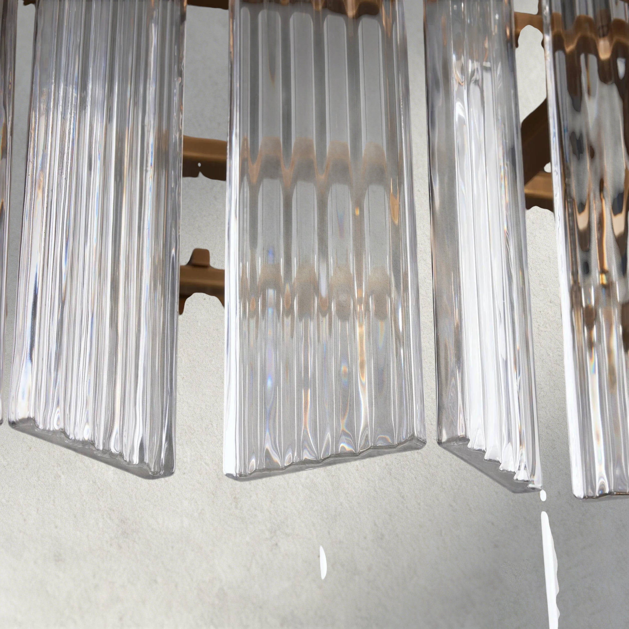 Delsie Oval Chandelier lighting detail