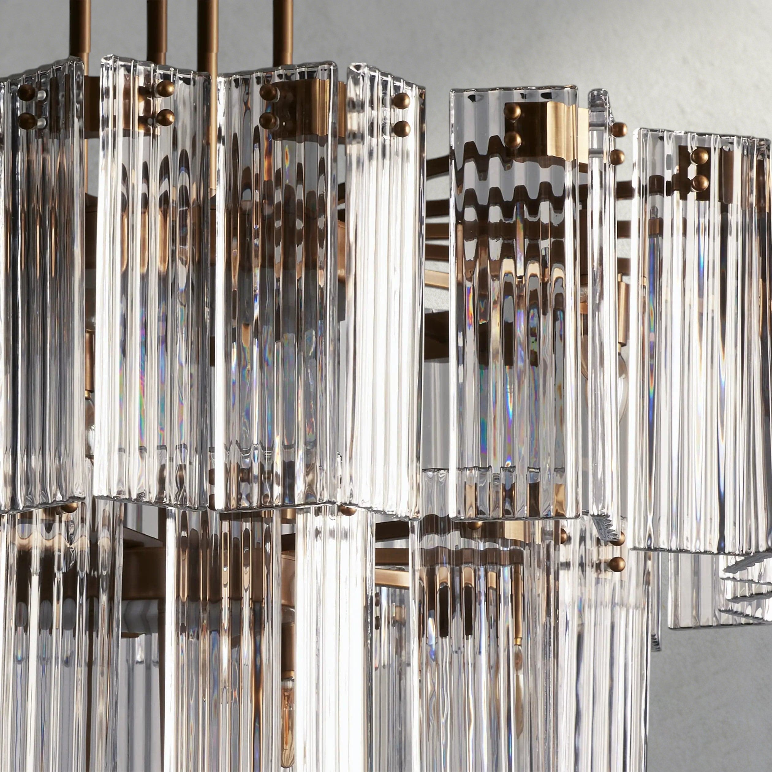 Delsie Round Chandelier lighting detail