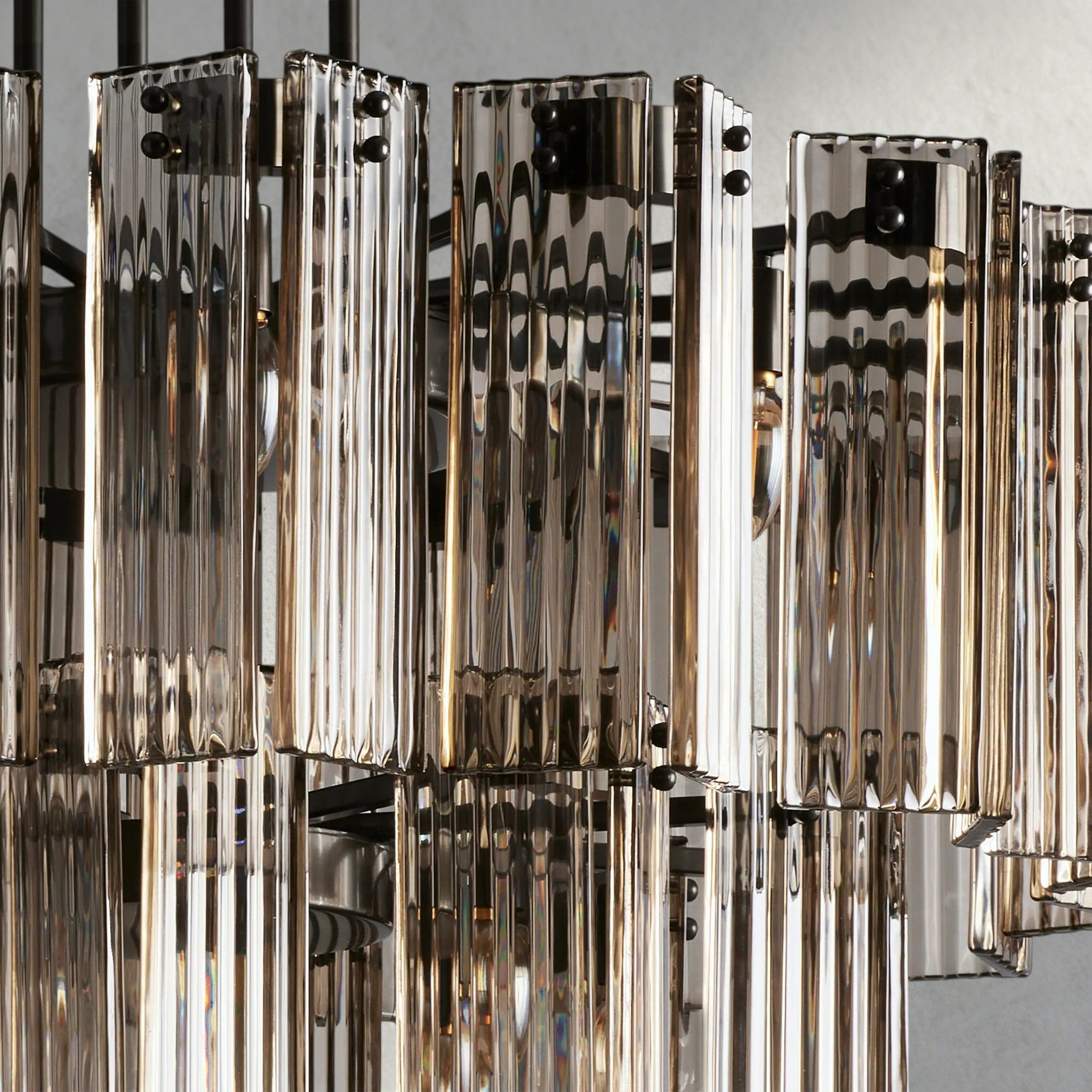 Delsie Round Chandelier lighting detail