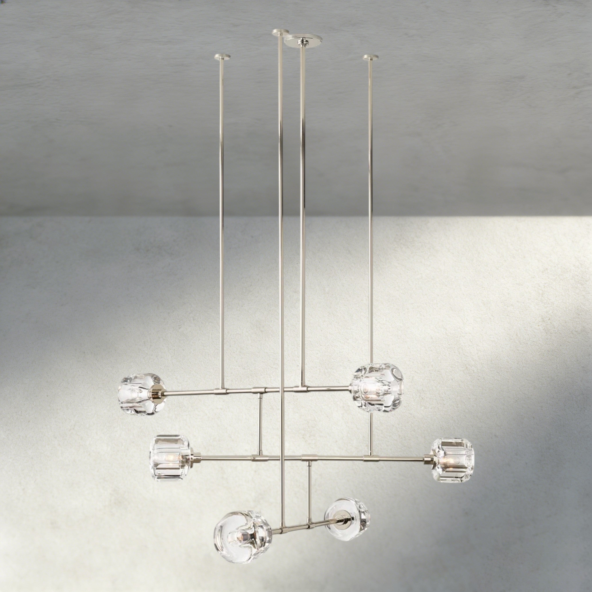 Demaret Mobile Round Chandelier 48", 62"-chandelier-Briglighting