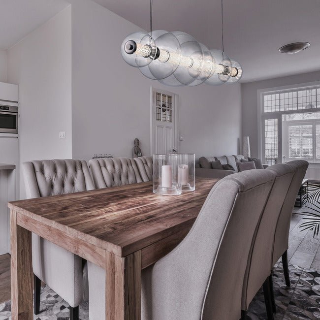 Echelon Linear Chandelier - ChromeClear56”Briglighting