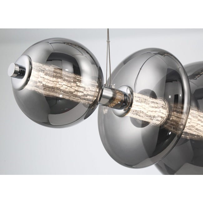 Echelon Linear Chandelier - ChromeClear56”Briglighting