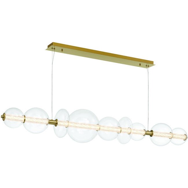 Echelon Linear Chandelier - ChromeClear56”Briglighting