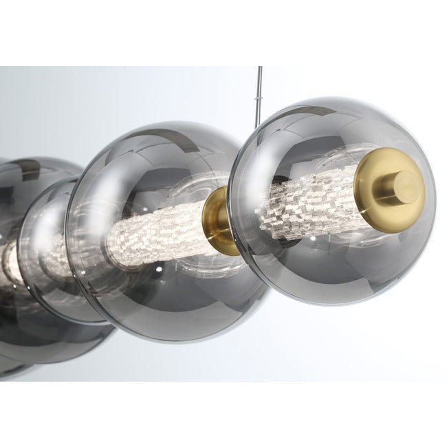 Echelon Linear Chandelier - ChromeClear56”Briglighting