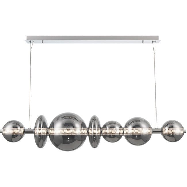 Echelon Linear Chandelier - ChromeClear56”Briglighting