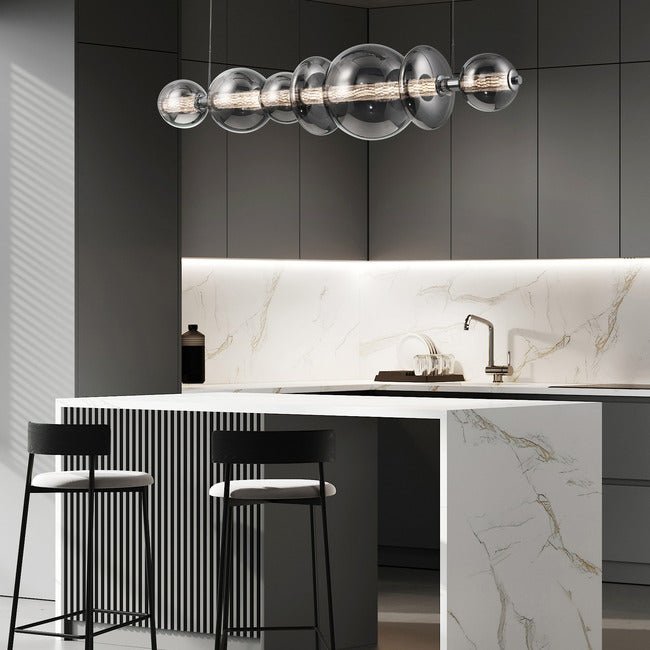 Echelon Linear Chandelier - ChromeClear56”Briglighting