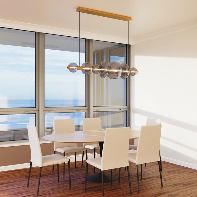 Echelon Linear Chandelier - ChromeClear56”Briglighting