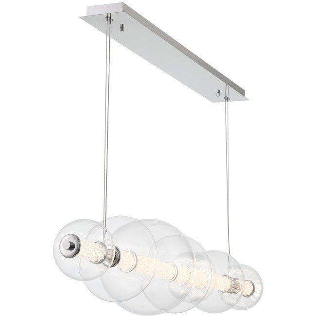 Echelon Linear Chandelier - ChromeClear56”Briglighting