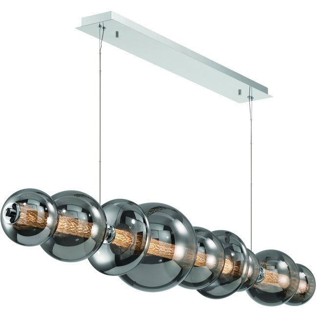 Echelon Linear Chandelier - ChromeClear56”Briglighting