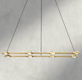 Éclatant Rectangular Chandelier 54", 72"-chandelier-Briglighting