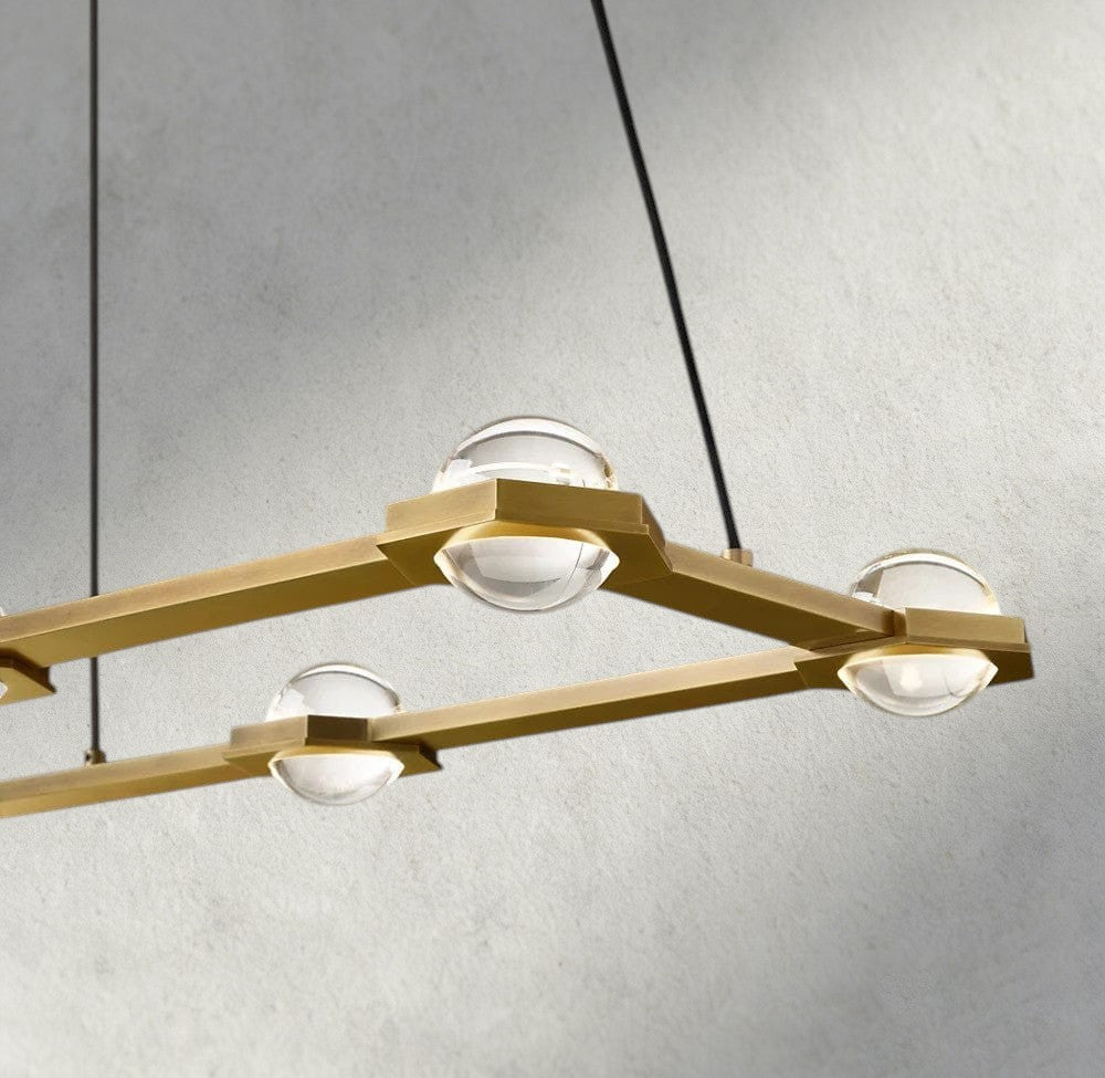 Éclatant Rectangular Chandelier 54", 72"-chandelier-Briglighting