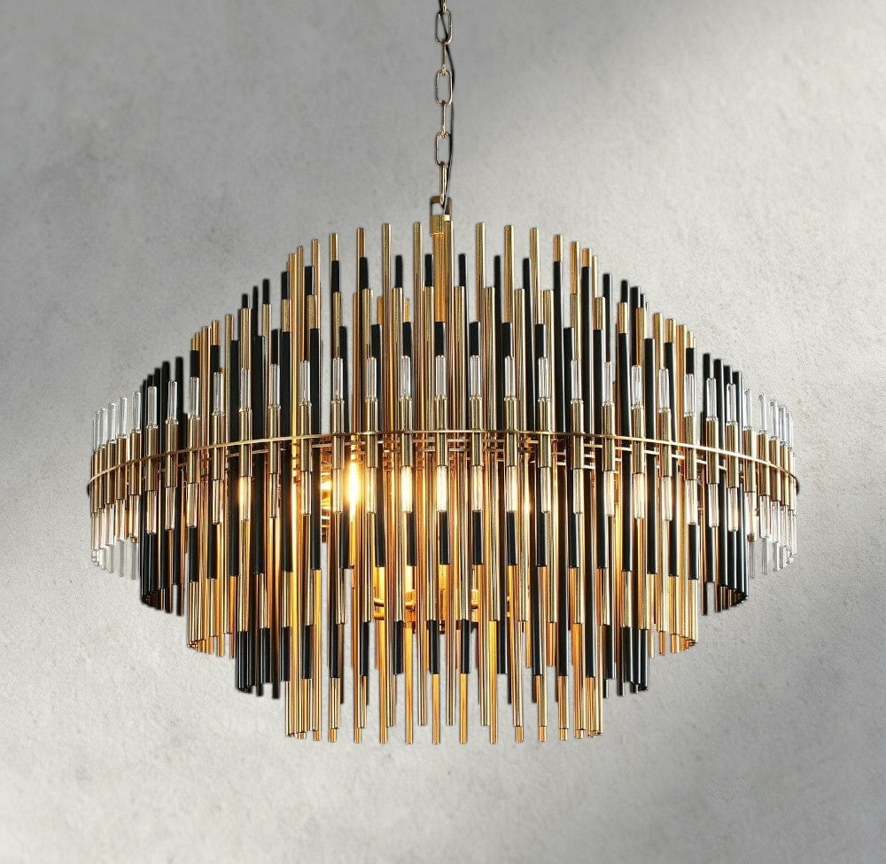 Emile Round Chandelier 24", 32", 42"-chandelier-Briglighting