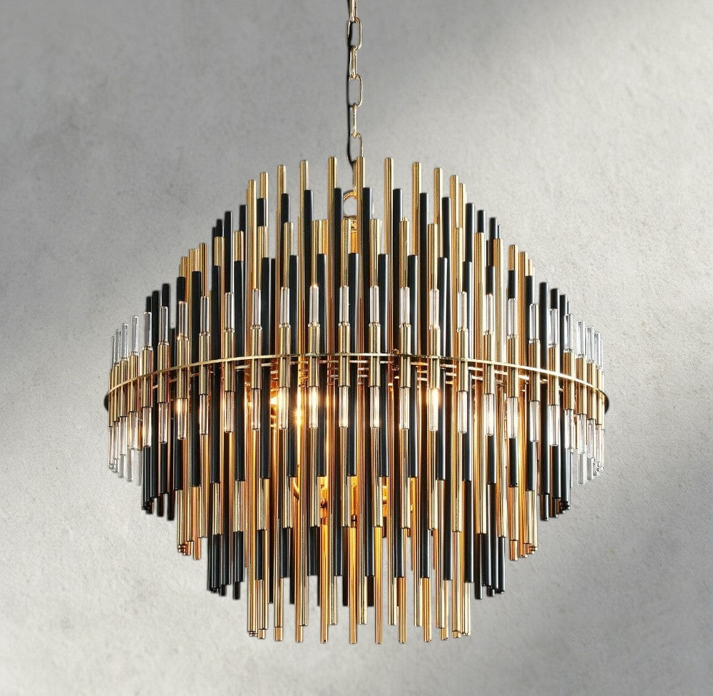 Emile Round Chandelier 24", 32", 42"-chandelier-Briglighting
