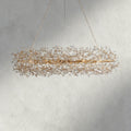 74" / GOLD Fiore Oval Chandelier 62", 74"