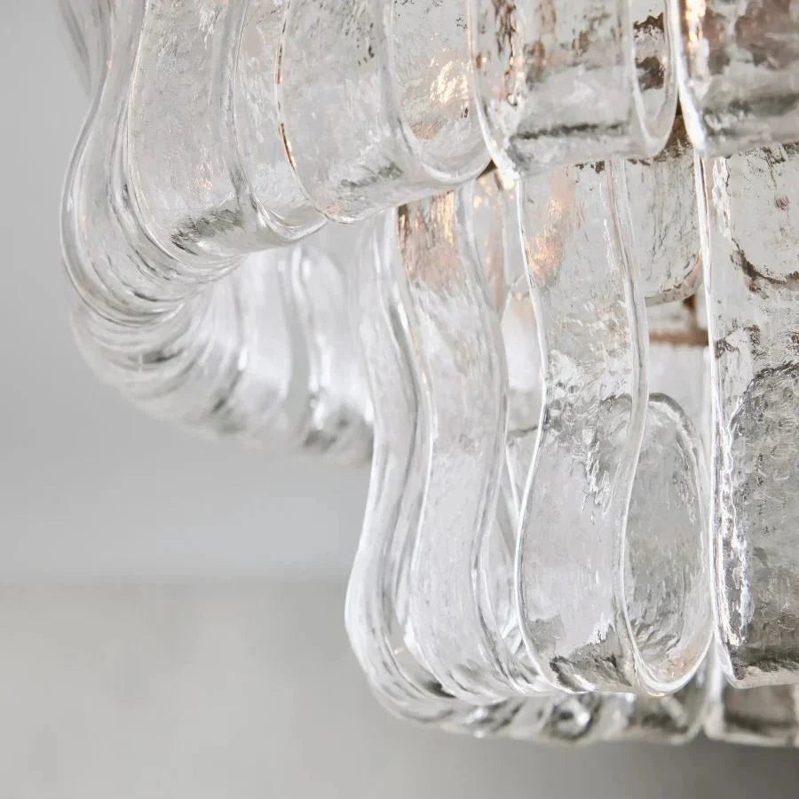 Ghiaccio Modern Glass Flushmount-Briglighting