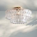 Ghiaccio Modern Glass Flushmount-Briglighting