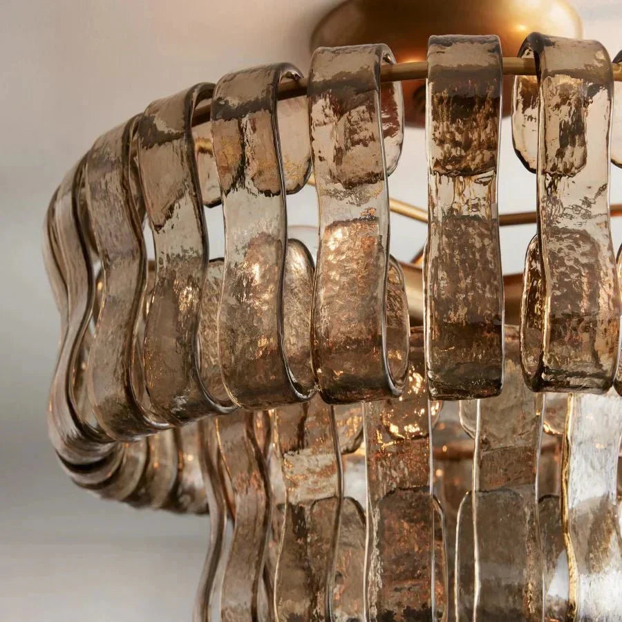 Ghiaccio Modern Glass Flushmount-Briglighting