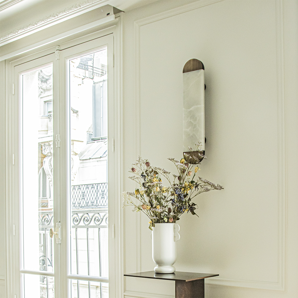 Ghost alabaster wall sconce-Briglighting
