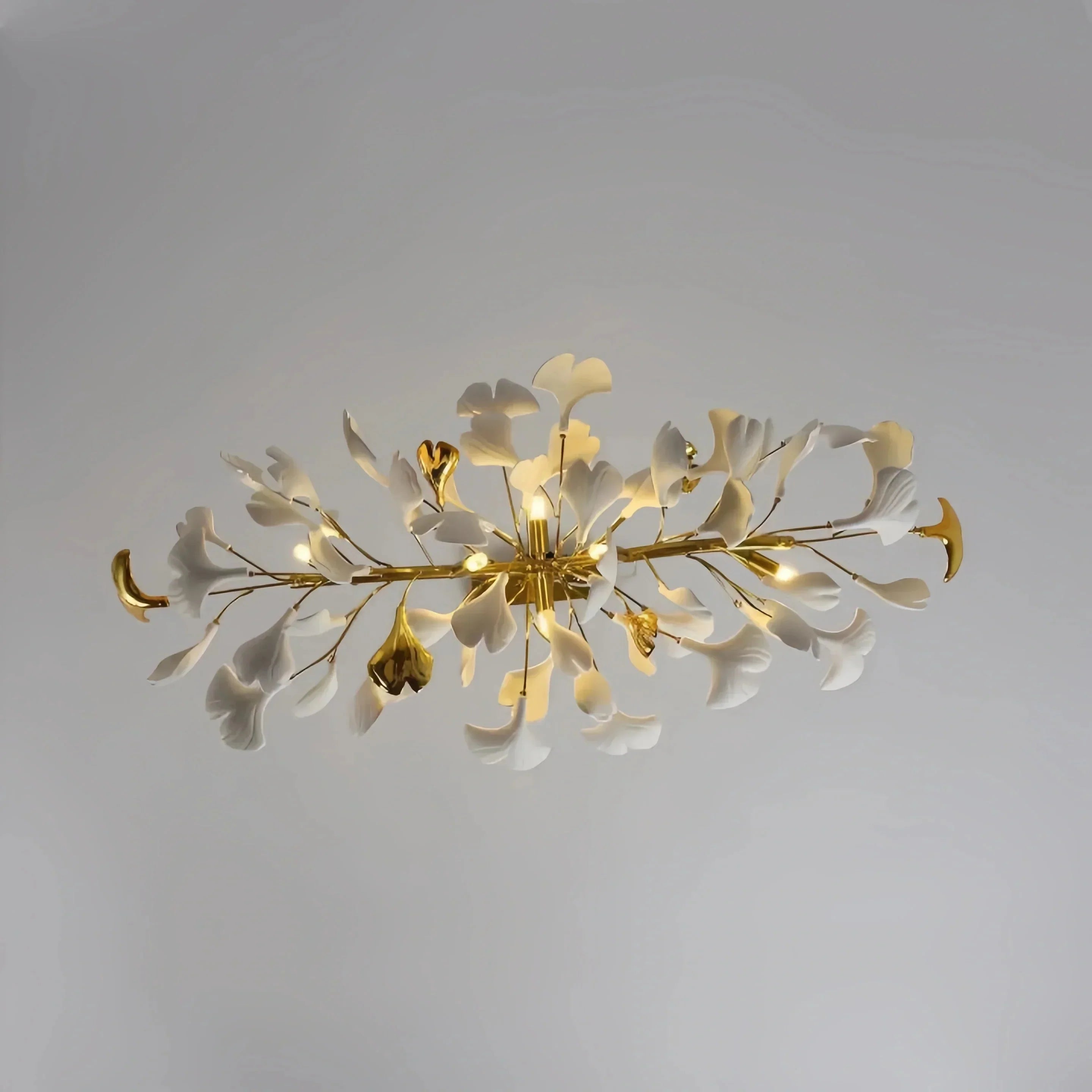 Ginkgo Luxury Linear Chandelier Style C - L 31.5″(80cm) x W 17.7″(45cm) x H 13.8″(35cm) (G9*6)Briglighting