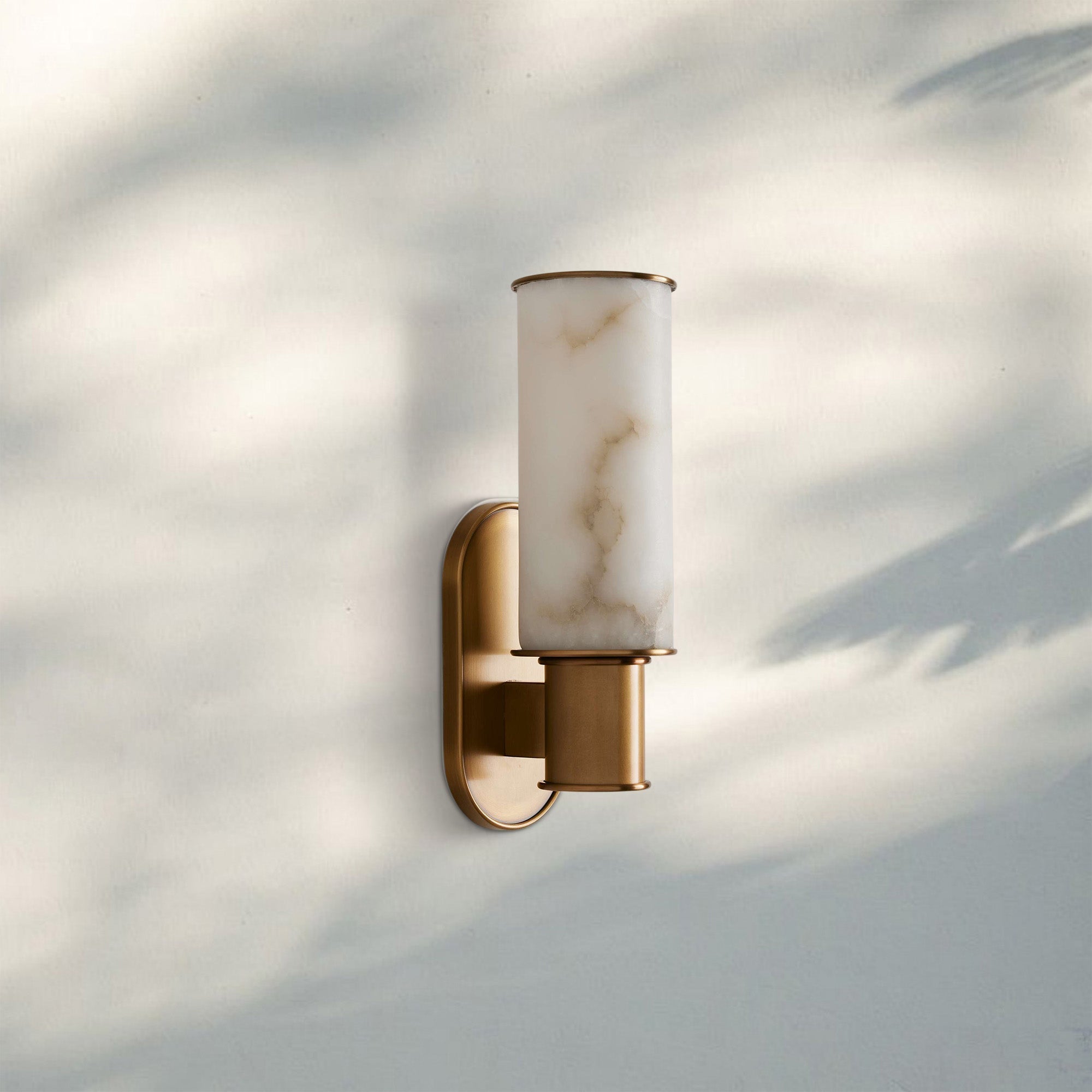 Harline Alabaster Wall Sconce-Wall Sconce-Briglighting