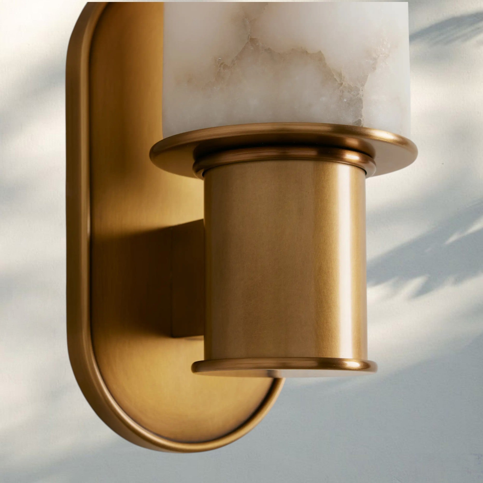 Harline Alabaster Wall Sconce-Wall Sconce-Briglighting