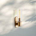 Harline Clear Glass Wall Sconce-Briglighting