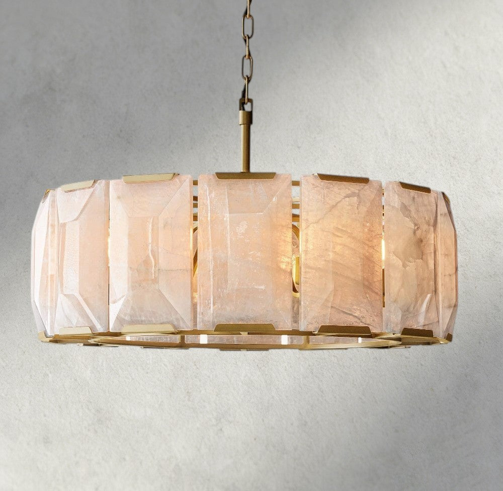 Harlow Calcite Round Chandelier 19", 31", 43", 60"-chandelier-Briglighting