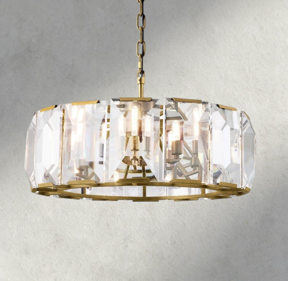 Harlow Crystal Round Chandelier 19", 31", 43", 60"-chandelier-Briglighting