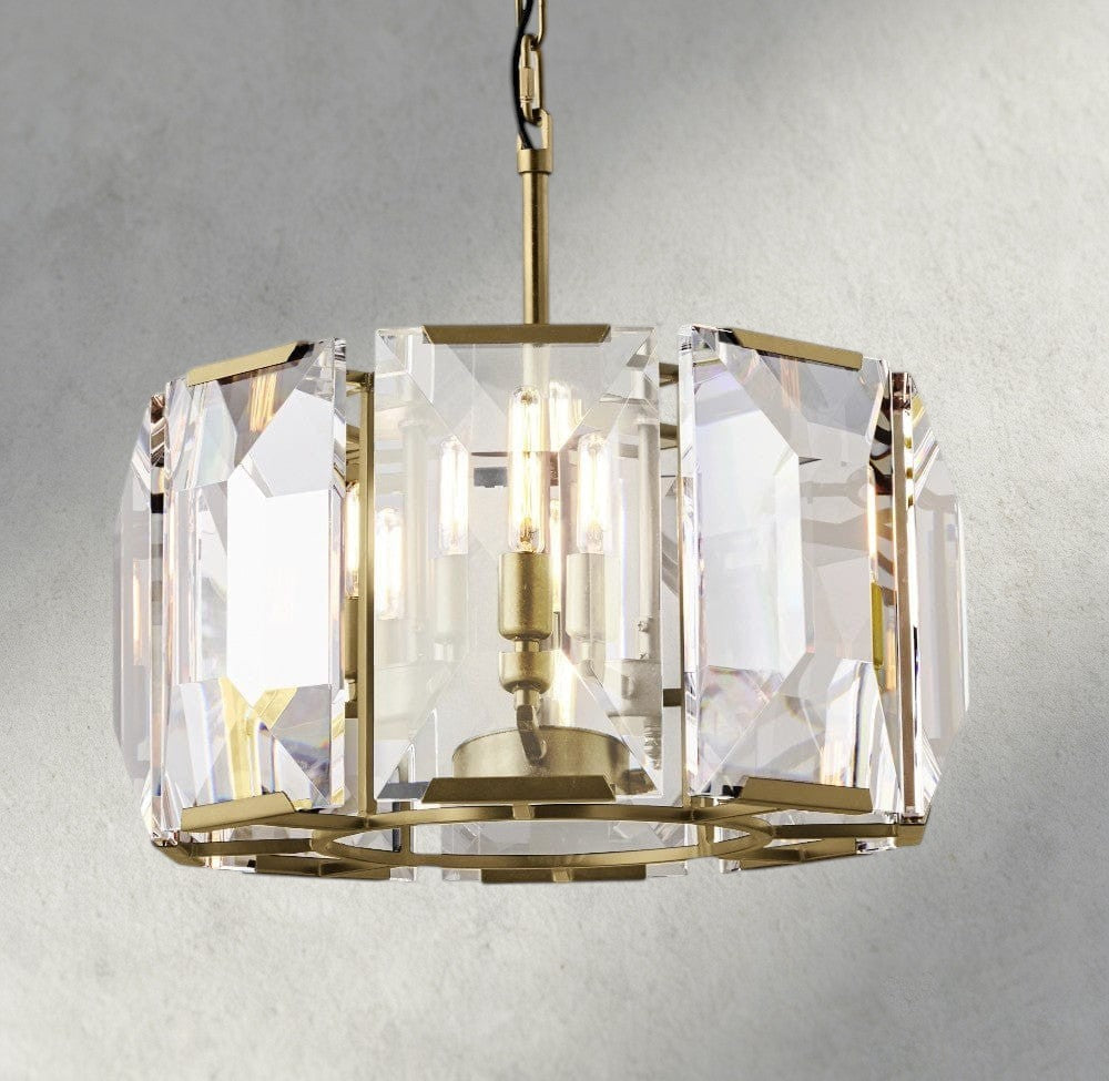 Harlow Crystal Round Chandelier 19", 31", 43", 60"-chandelier-Briglighting