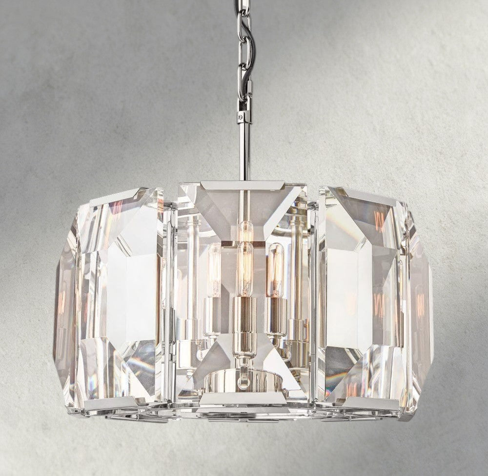 Harlow Crystal Round Chandelier 19", 31", 43", 60"-chandelier-Briglighting