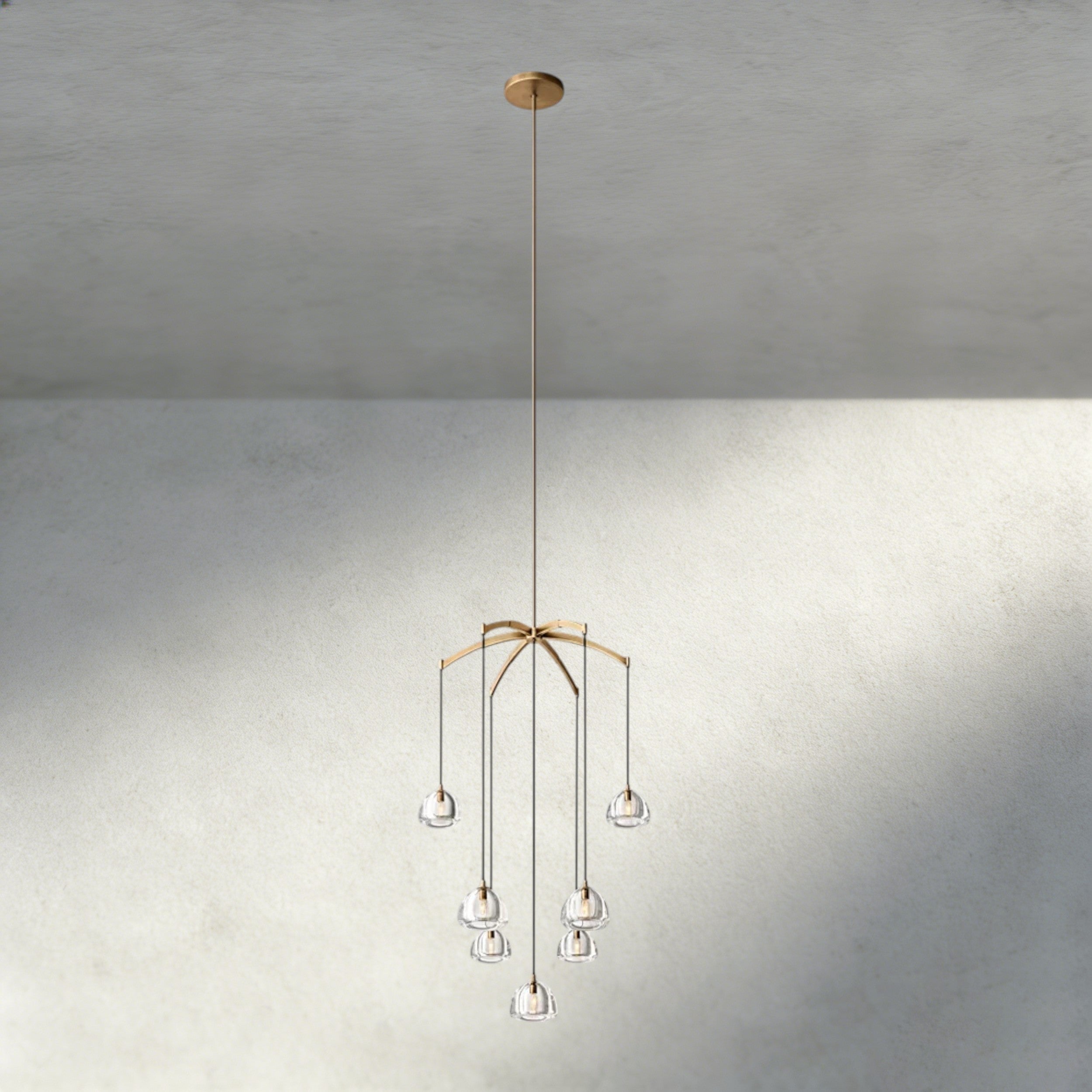 Hemisphere Round Chandelier 36", 48", 60"-chandelier-Briglighting