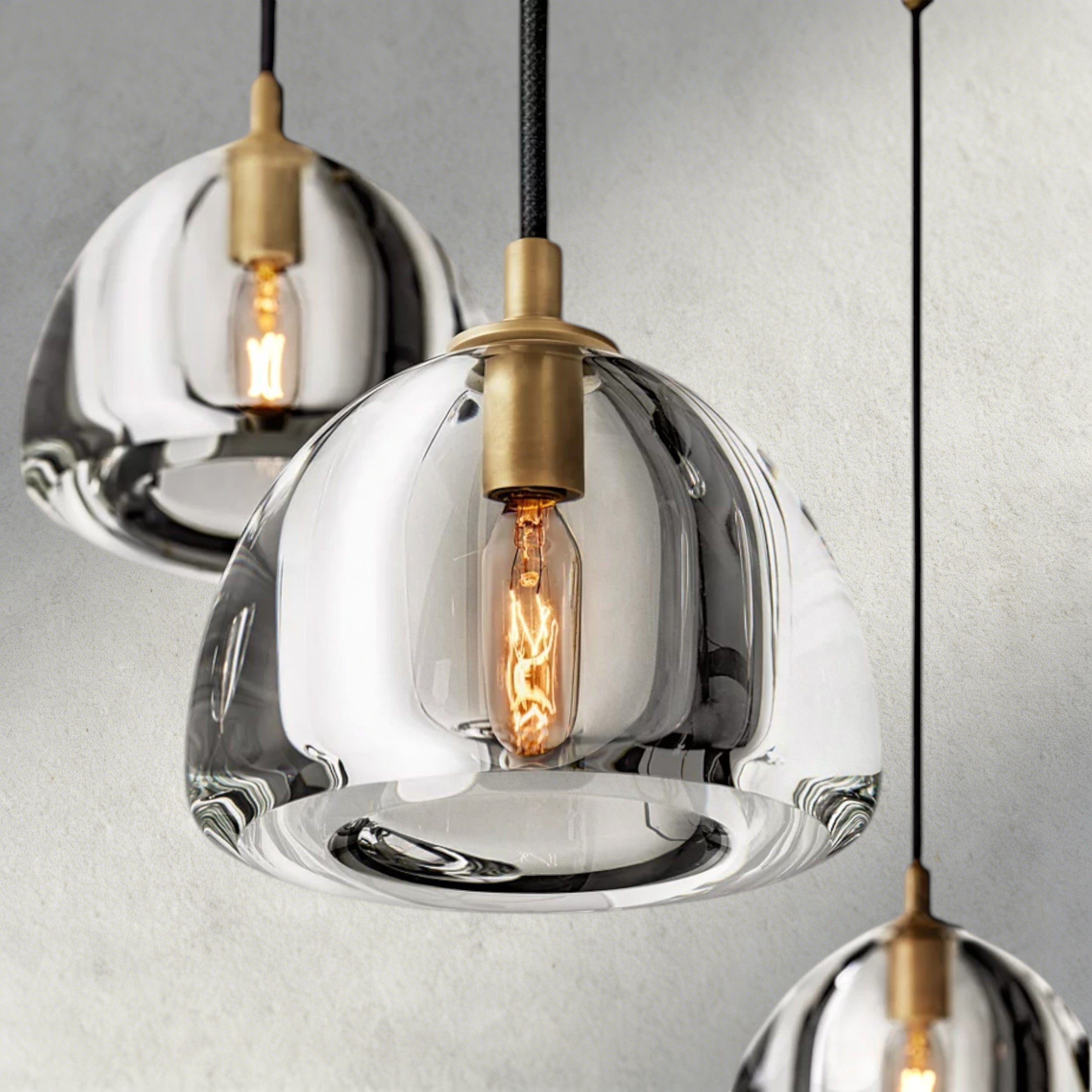 Hemisphere Round Chandelier 36", 48", 60"-chandelier-Briglighting