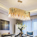 Premium April Crystal Dining Room Chandelier-Chandelier-Briglighting