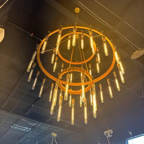 Retro-Inspired Metal Pendant Light Chandelier for Living Room/Bedroom/Staircase/Villa-Briglighting