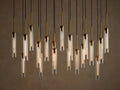 Colleena Linear Fluted Glass Chandelier