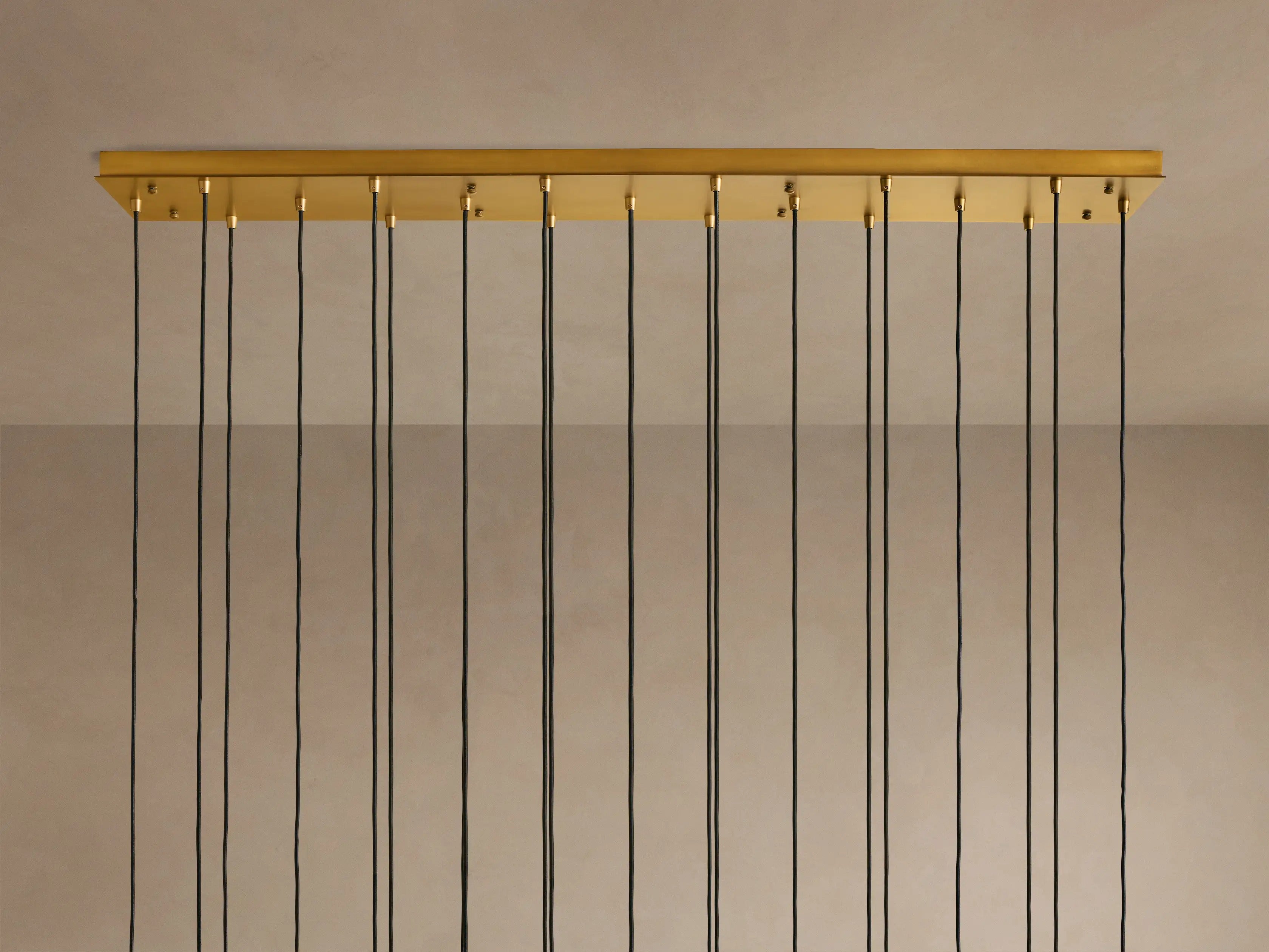 Colleena Linear Fluted Glass Chandelier
