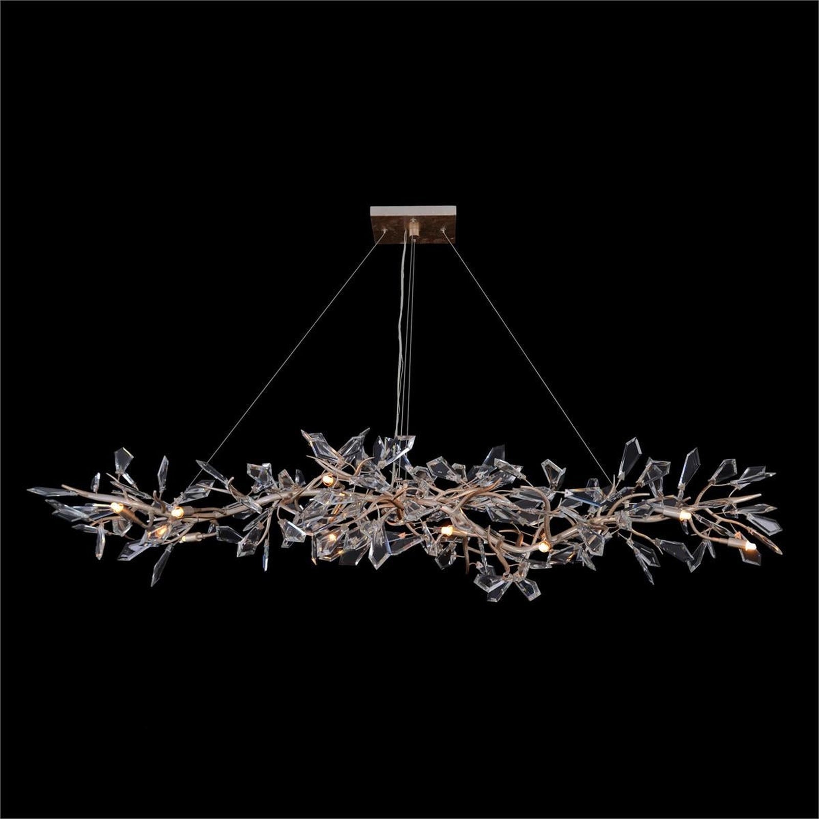 Kotta Fourteen - Light Cut - Crystal Oblong Chandelier - Briglighting