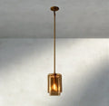 Lacour Amber Glass Pendant