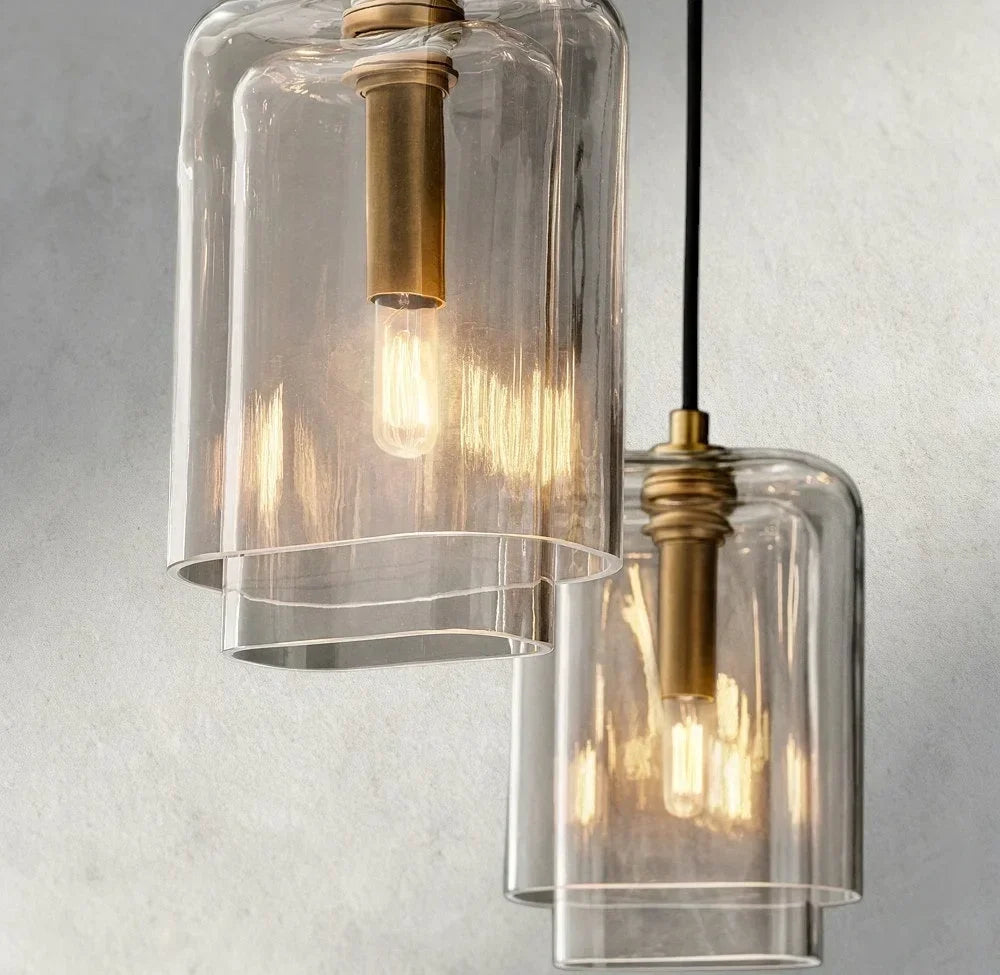 Lacour Clear Glass Cluster Chandelier