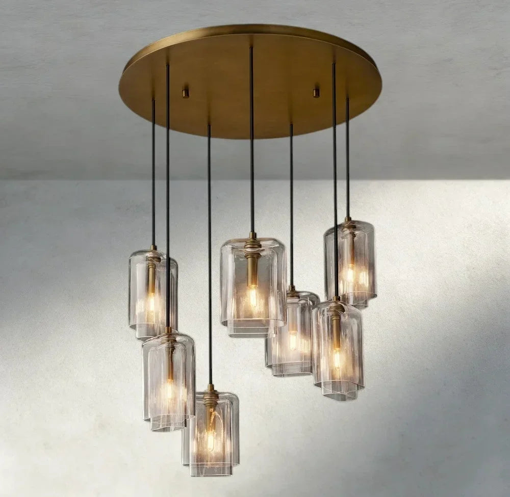 Lacour Clear Glass Cluster Chandelier
