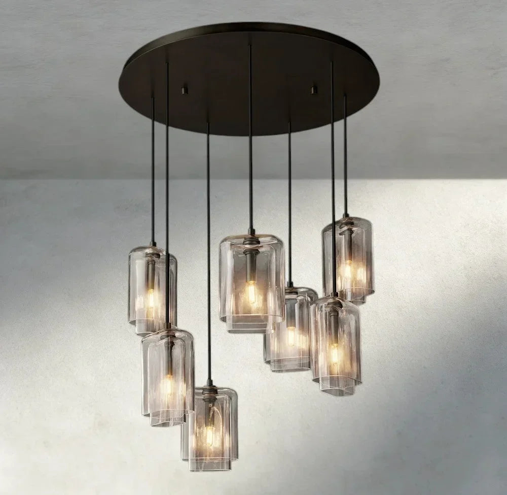 Lacour Clear Glass Cluster Chandelier