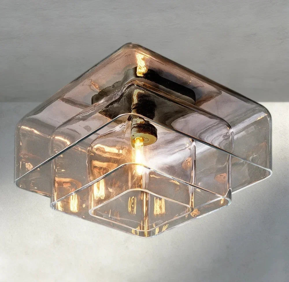 Lacour Clear Glass Flushmount