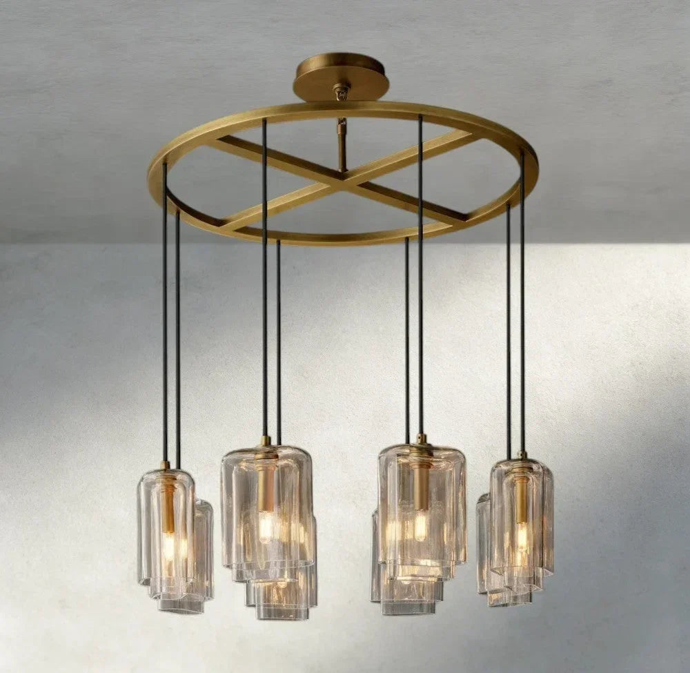 Lacour Clear Glass Round Chandelier