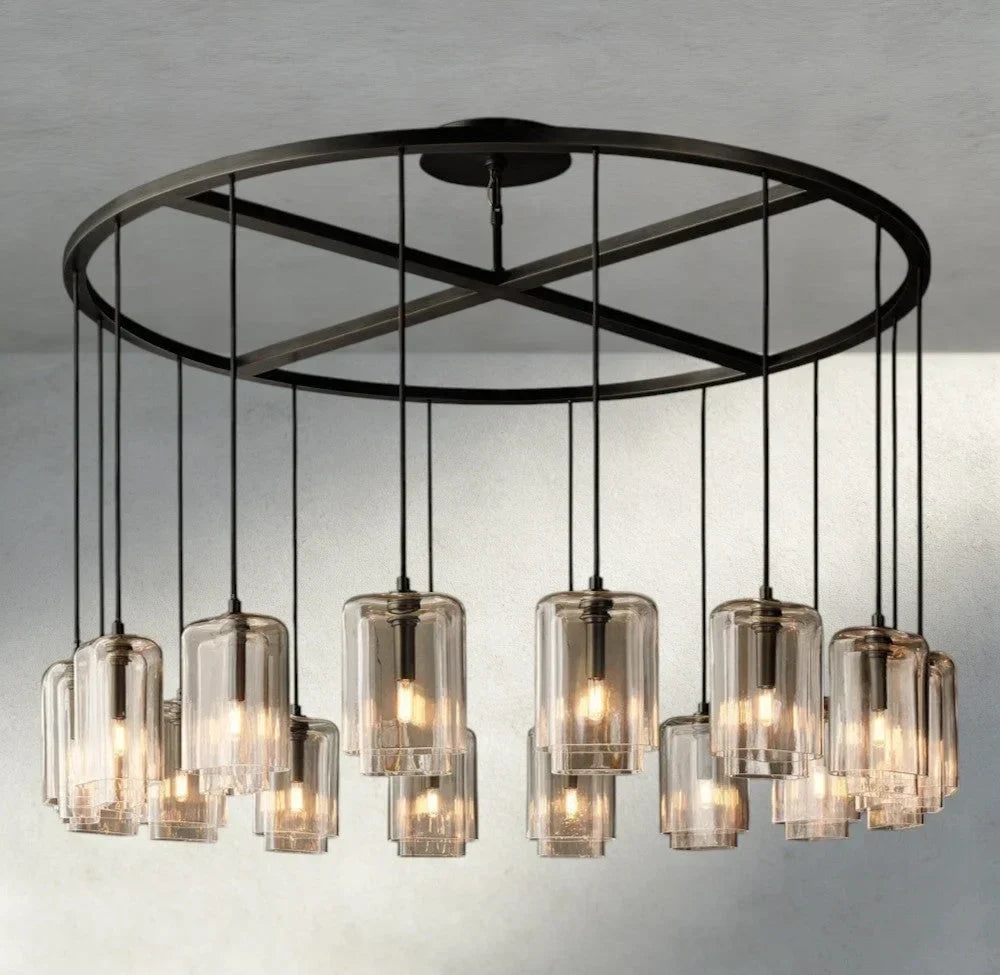 Lacour Clear Glass Round Chandelier