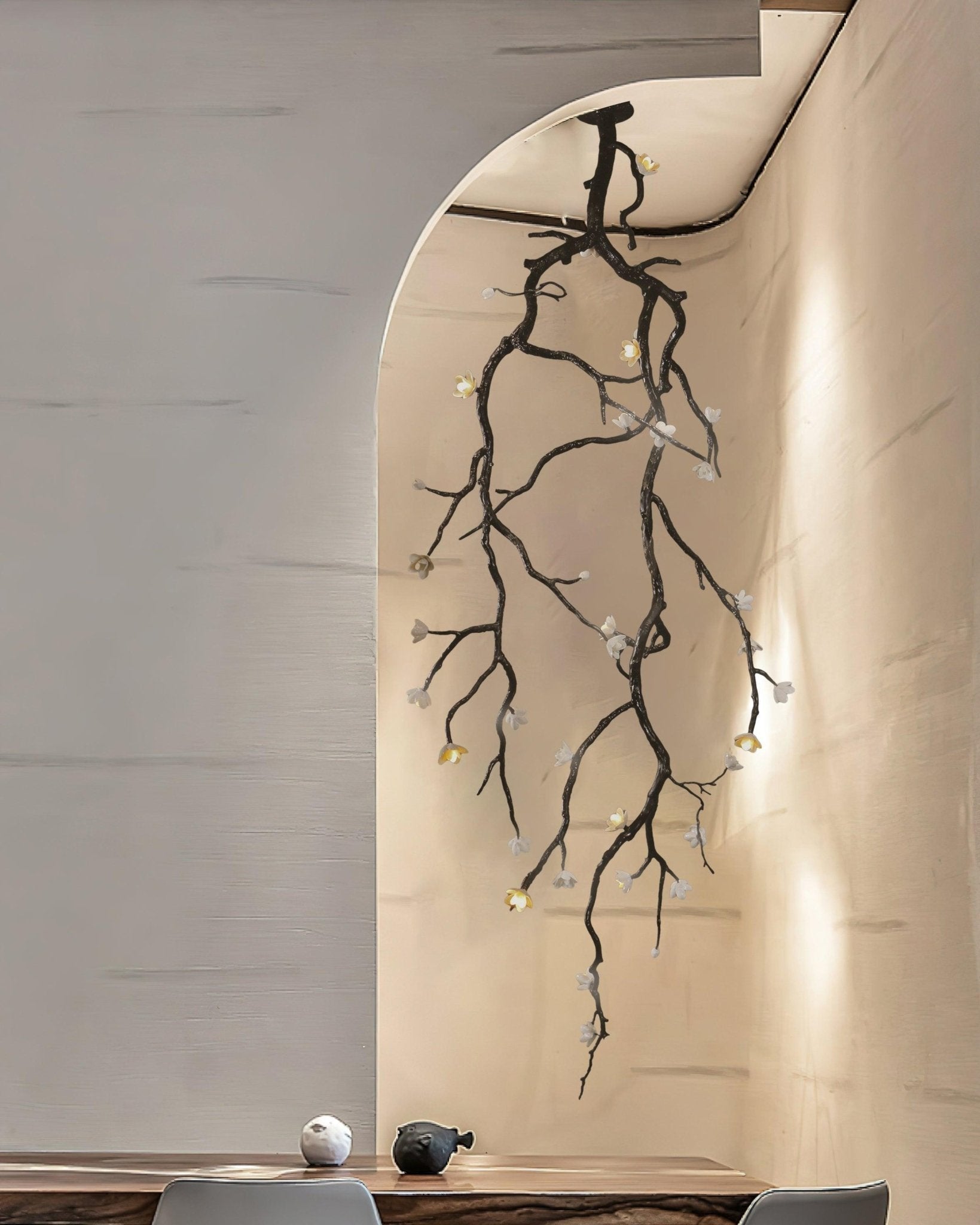 Large Long Branch Flower Chandelier-Briglighting