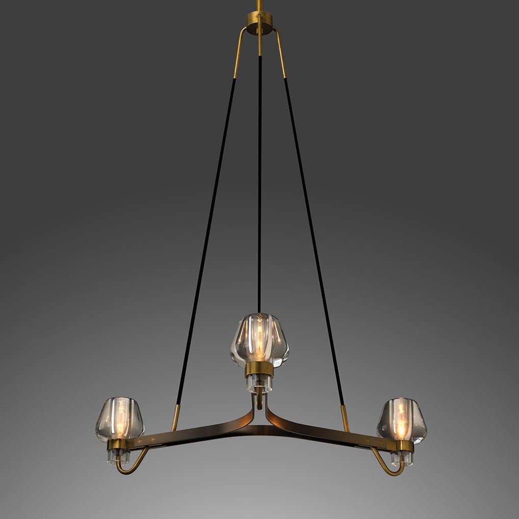 Letitia Crystal Chandelier 3 Light - Briglighting