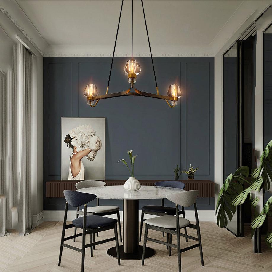 Letitia Crystal Chandelier 3 Light - Briglighting