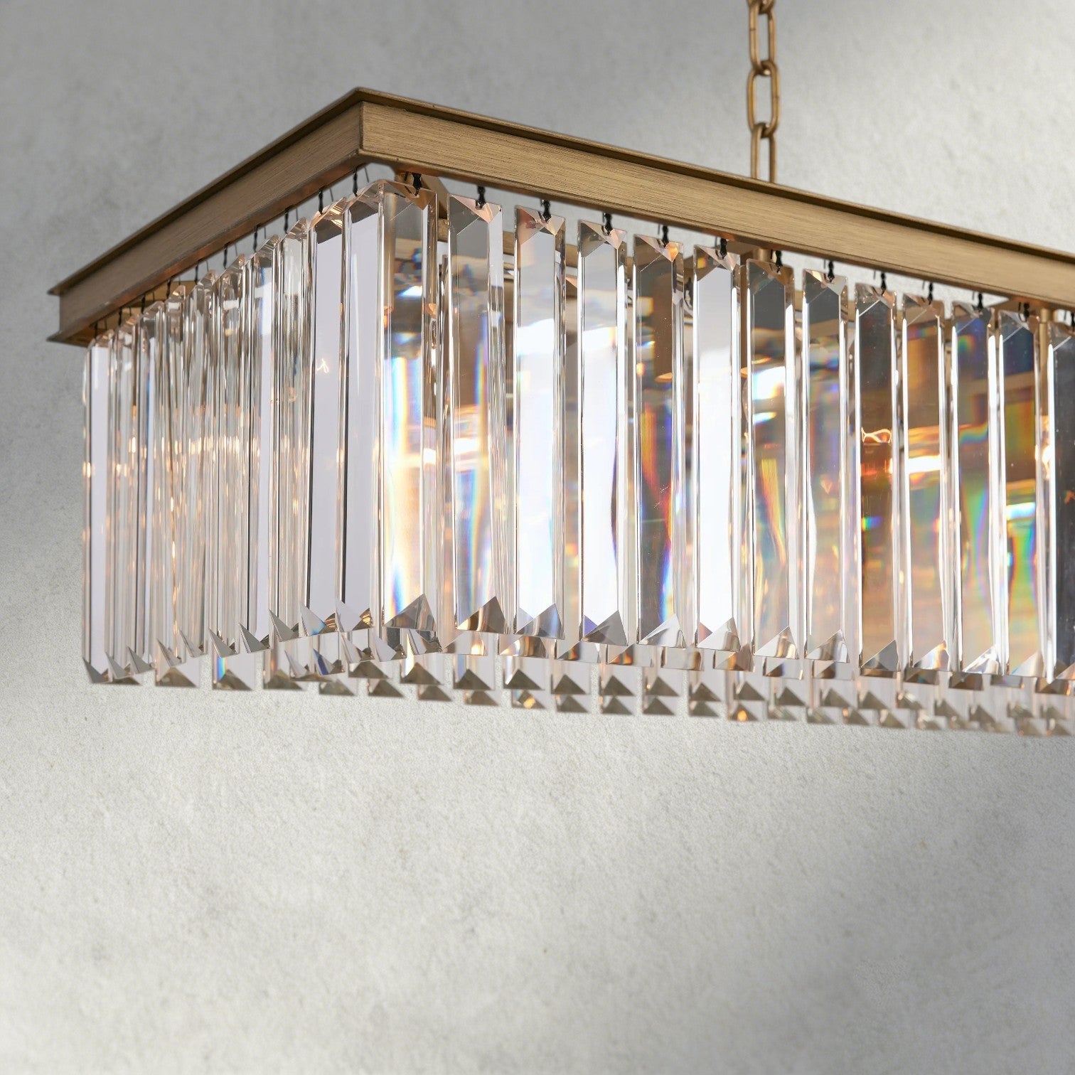 Leyland Rectangular Chandelier 60", 71.5"