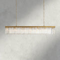 60" / Brass Leyland Rectangular Chandelier 60", 71.5"
